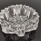 Cendrier des années 70 en cristal ciselé Made in pologne