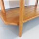 Vintage solid oak coffee table from the 70s 80s Perriand Regain Chapo style