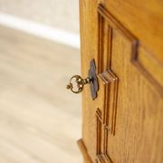 Rustic Oak Cabinet, Late 19th Century