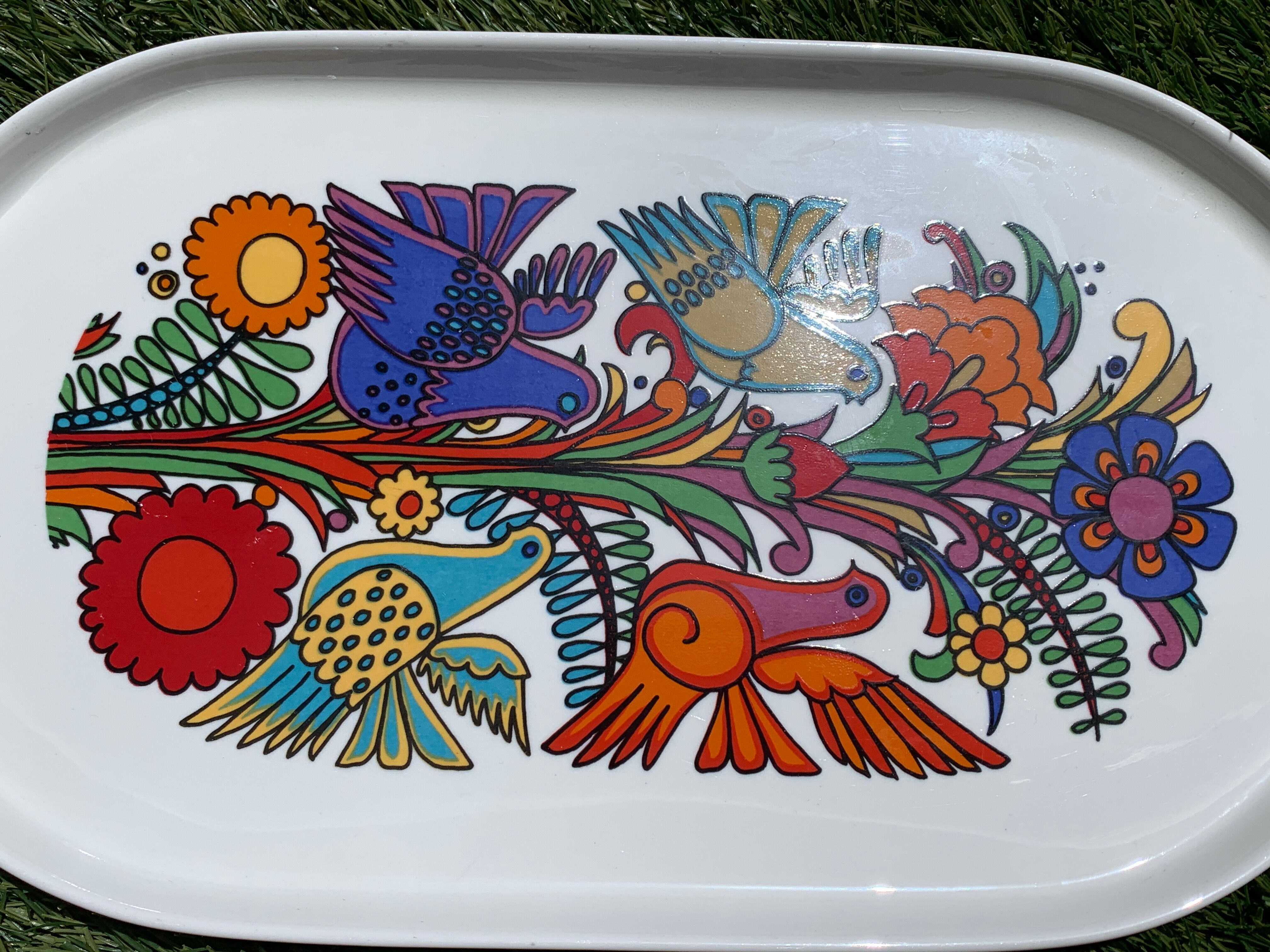 Porcelain vitro dish, Acapulco model by Villeroy and Boch