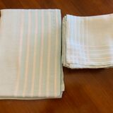 Nappe & 12 serviettes vintage