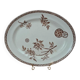 Large antique oval dish 🌿 Ironstone – Grand Dépôt Paris – 19th century