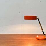 Mid-century minimalist orange table lamp, Italy, 1960s.