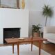 Table basse scandinave 70s