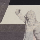 Collage on dance paper