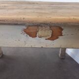 Old patinated farm table