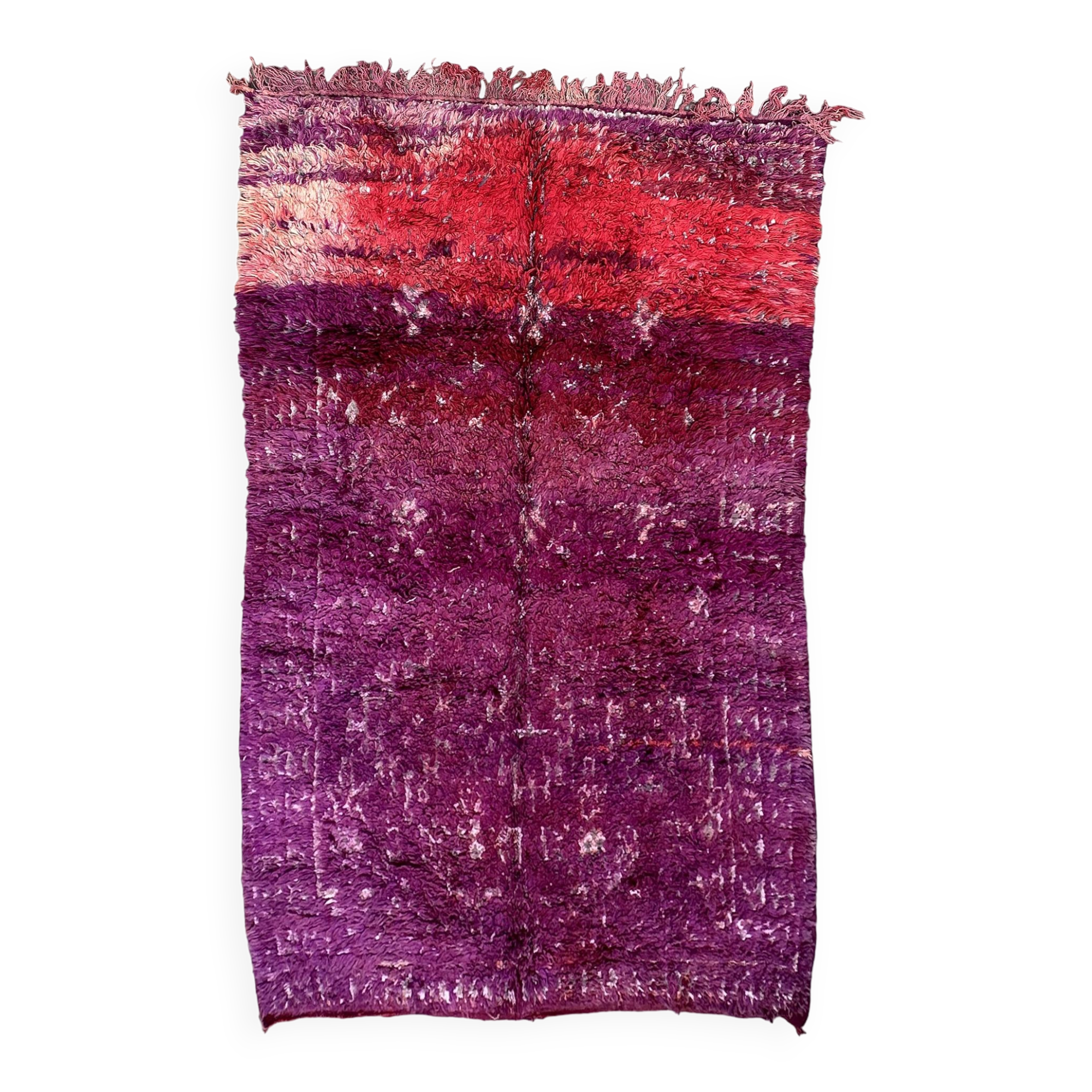Moroccan rug Beni M'Guild purple - 296 x 192 cm