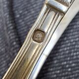 Solid silver sugar or ice tongs with lion's paw decoration