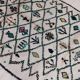 Handmade Moroccan Berber rug 376 X 133 CM