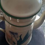 Enamelled sheet metal coffee maker