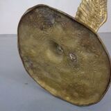 French Swan Coffee Table in Brass and Glass, 1960s