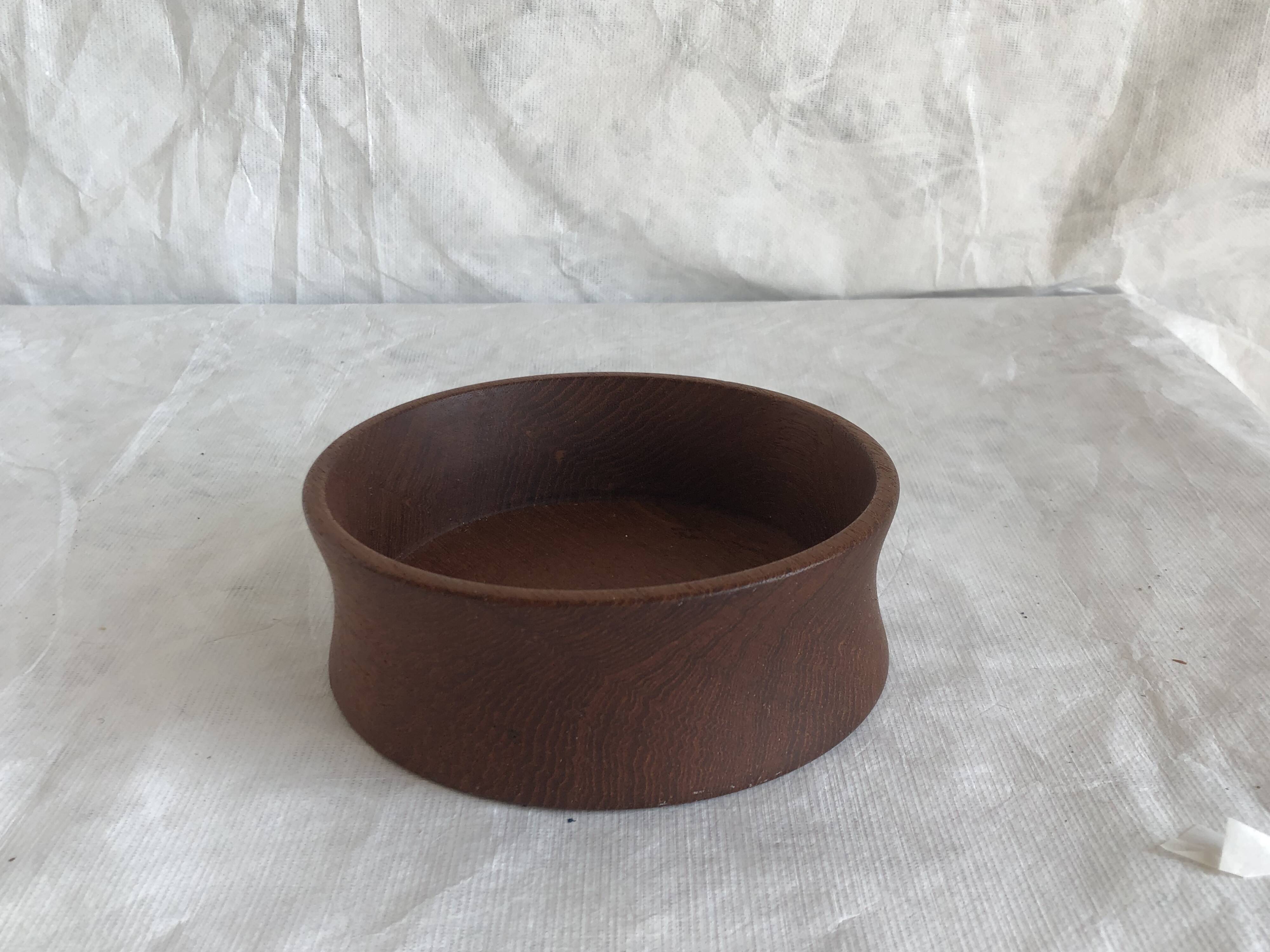vintage teak pocket empty