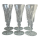 Lot de 6 flûtes cristal St Louis
