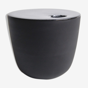 Vase noir et blanc Antonio Lampecco