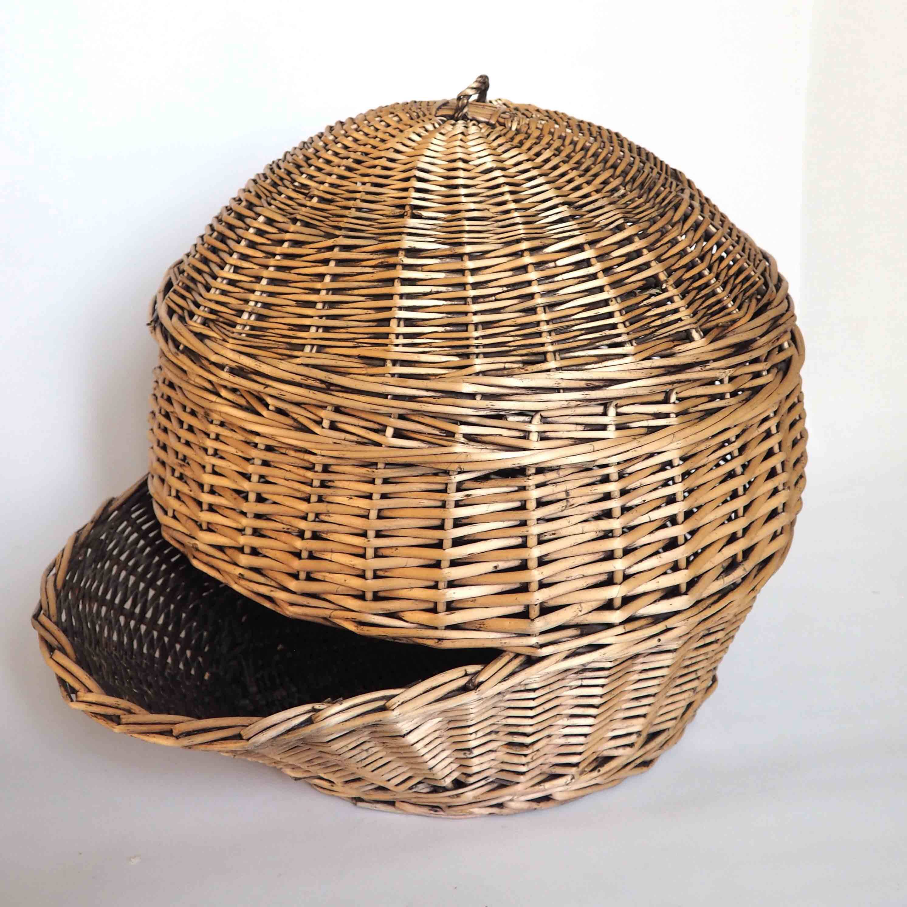 Extra large rattan potato basket