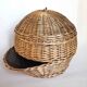 Extra large rattan potato basket