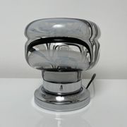 Side lamp Chromed metal and blown glass Murano Italy circa 1970
