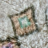 splendid new carpet in Berber wool beni ourain 140x205 cm