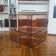 Table basse Michel Dumas en Plexiglas fumé 