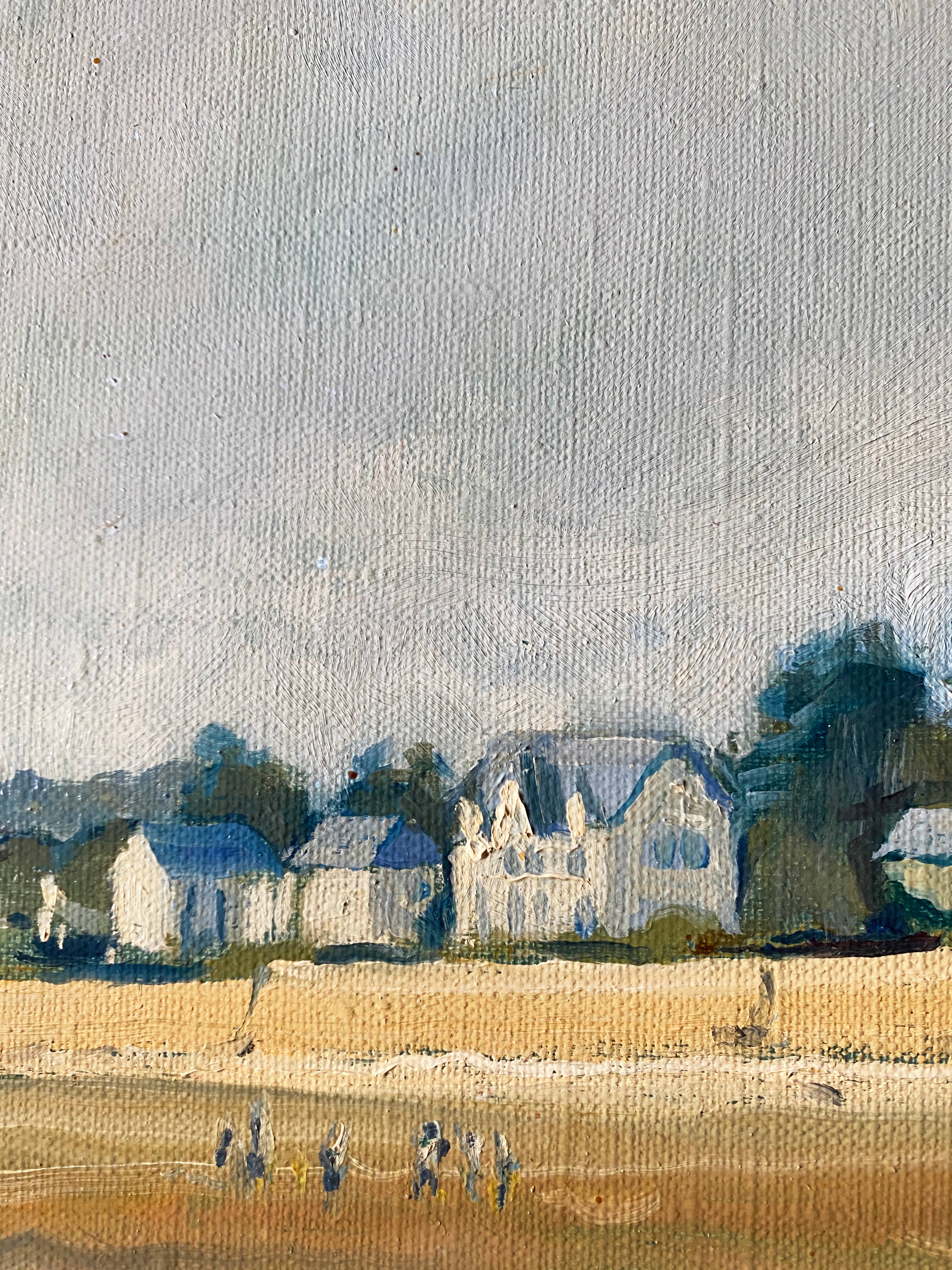 Painting oil on canvas by François Richard