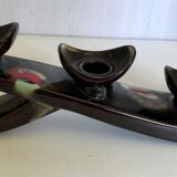 Pair of ceramic candlesticks