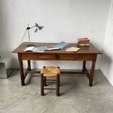 Table de ferme en chêne XVIIIème
