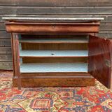 Louis Philippe vintage buffet in speckled mahogany