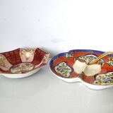 Two Meito China Japanese porcelain dishes