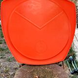 Miroir vintage orange années 70