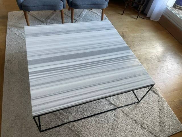 Marble coffee table