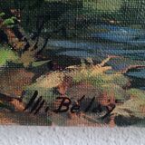 Oil on canvas by "M.Bélaÿ"