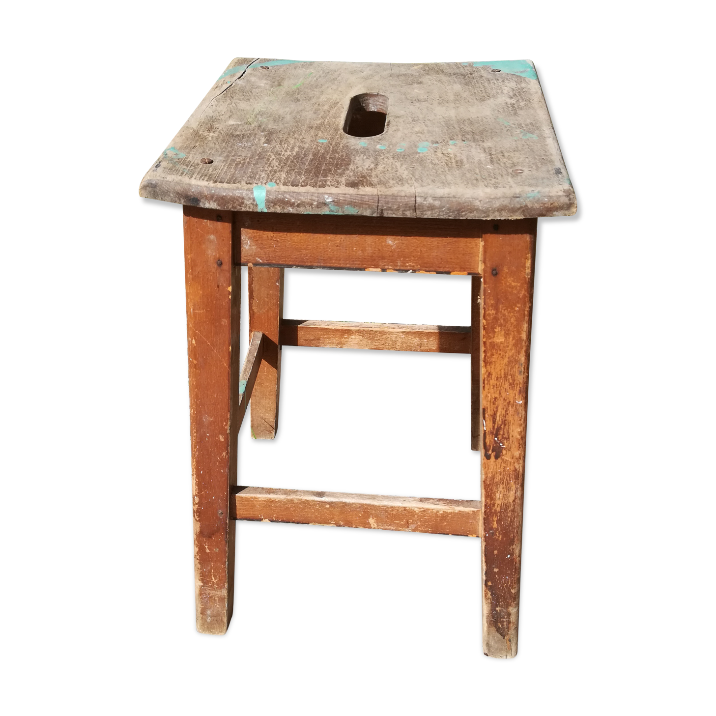 Wooden stool