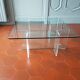 Plexi and glass coffee table from the 70s by Marais International