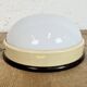 Industrial Bakelite Wall or Ceiling Light with Milk Glass, 1950s