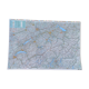 Carte routière Suisses sur tole - 126 x 86,5 cm