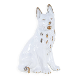 Porcelain dog figurine, 1960s, made in Europe