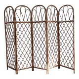 Vintage rattan screen