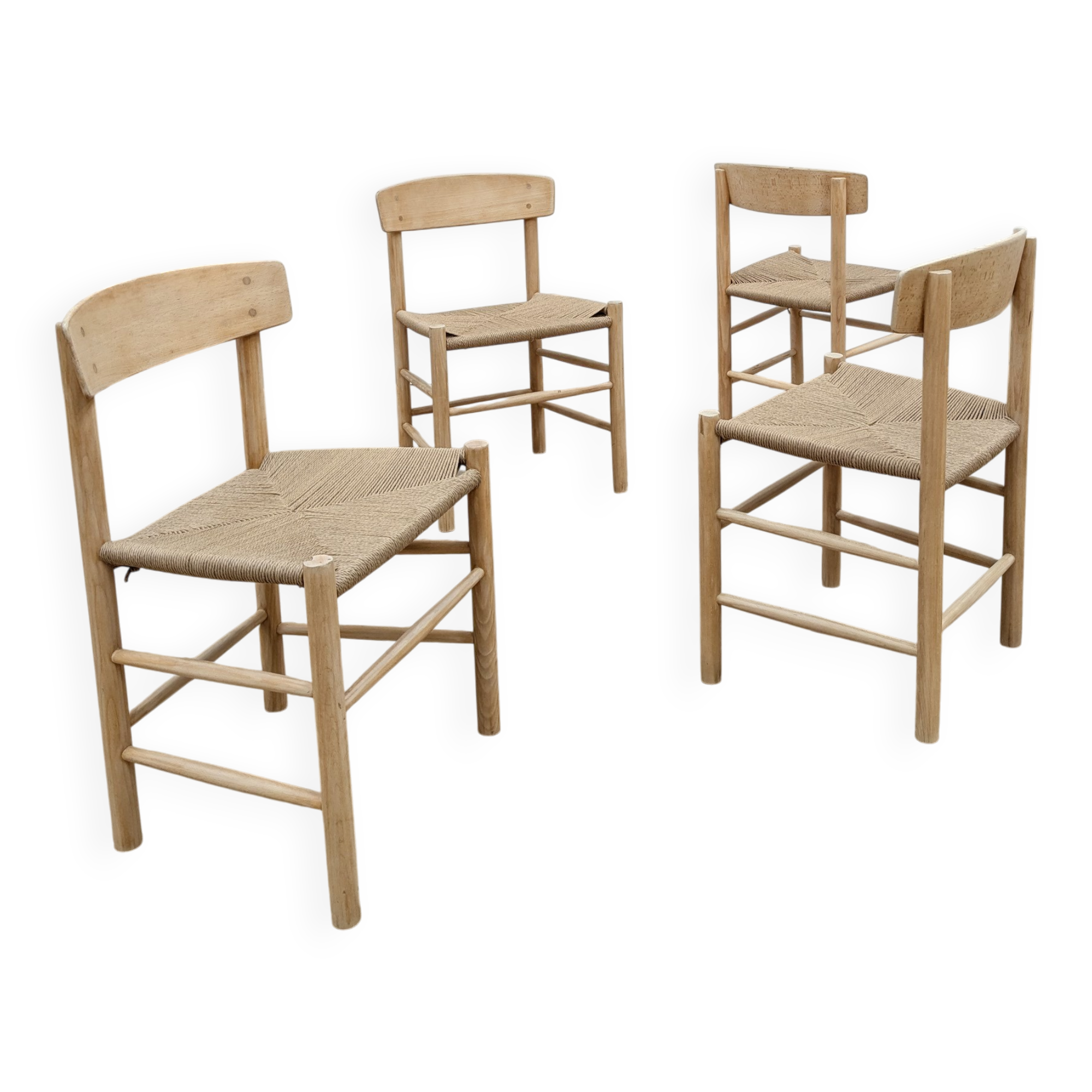 4 J39 Folk chairs