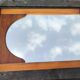Large classic style solid wood mirror