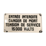 Enamel plate