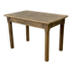 Vintage 1960s refectory table in solid raw oak