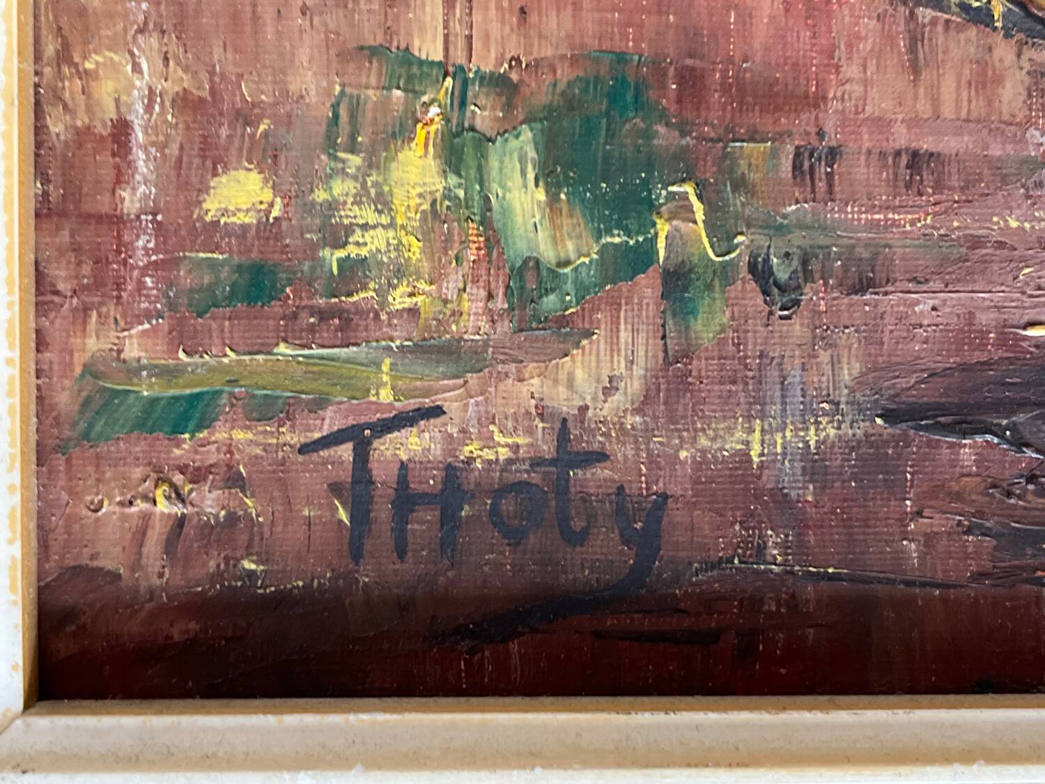 Painting, oil on canvas - "Bouquet of flowers"