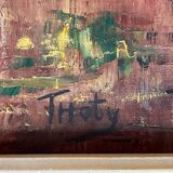 Painting, oil on canvas - "Bouquet of flowers"