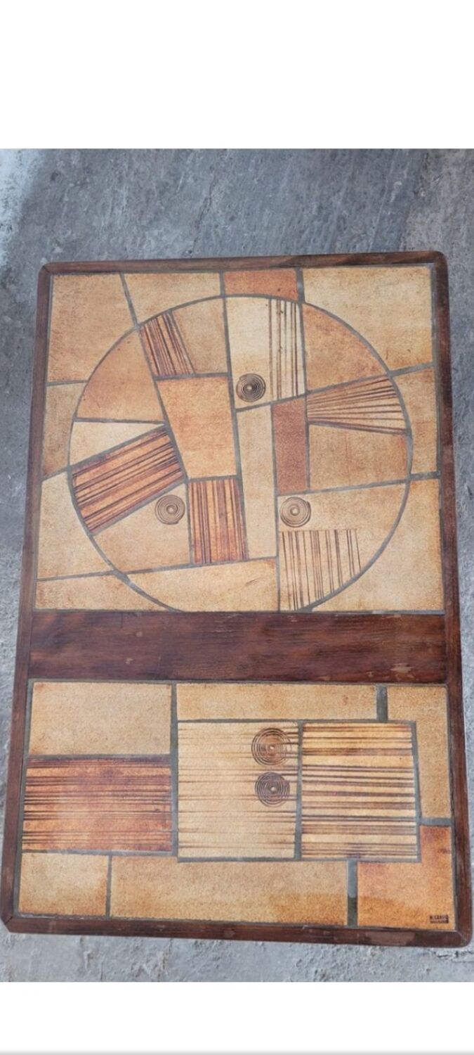 Ceramic coffee table 1950