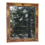 Old large gilded mirror