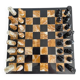 Mexican handcrafted chessboard. Made of stone. Mint condition. 40x40x1.4 cm. 6.5 kg.