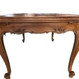 Table en bois marquetée Louis XV
