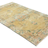 Anatolian handmade vintage rug 263 cm x 158 cm