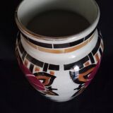 Keller & Guérin Luneville - Art Deco vase model "Pergola"