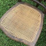 Canned bistro chairs